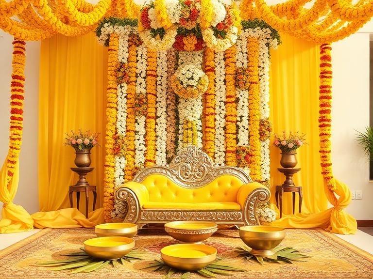 Haldi Decor Services in Hyderabad